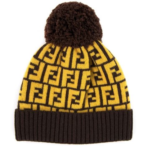 yellow fendi hat|fendi hats for men.